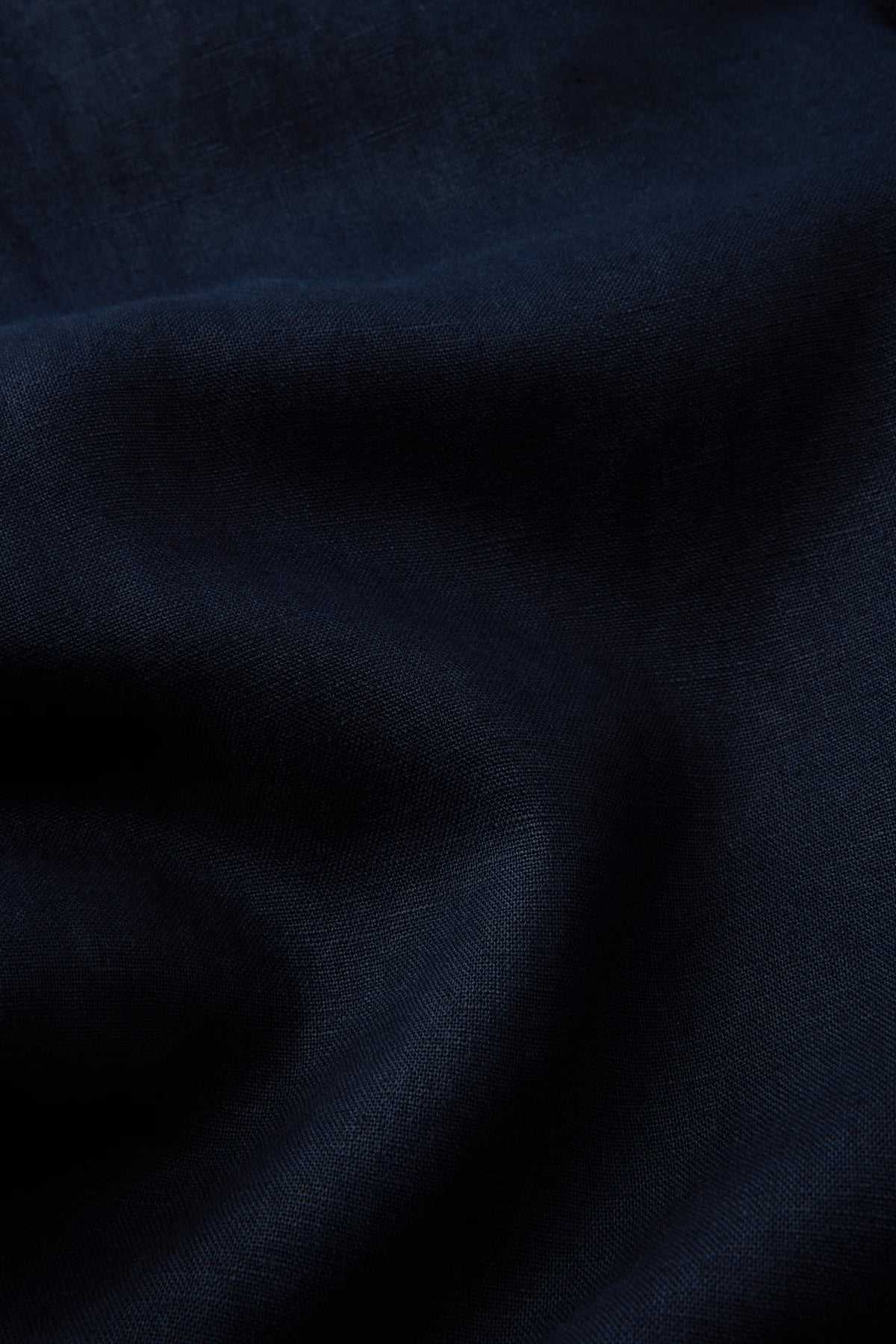 Dunkelblaue Leinenhose