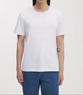 T-Shirt Rundhals Weiß Kurzarm Baumwolle